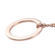 Rose Gold Overlay Sterling Silver Pendant with Chain (Size 20)
