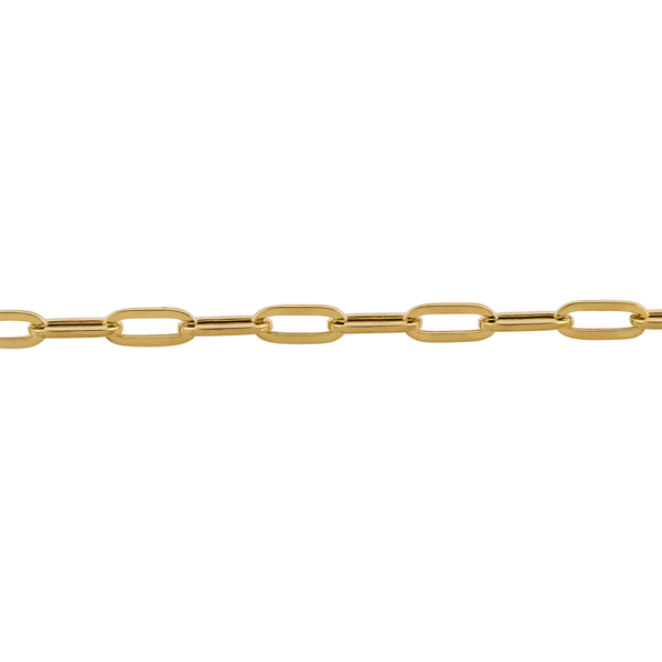 One Time Close Out-ILIANA 18K Yellow Gold Paperclip Necklace (Size - 20) With Lobster Clasp, Gold Wt. 5.24 Gms