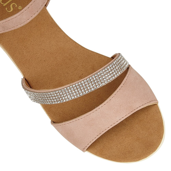 Lotus Lilou Wedge Sandals (Size 4) - Pink