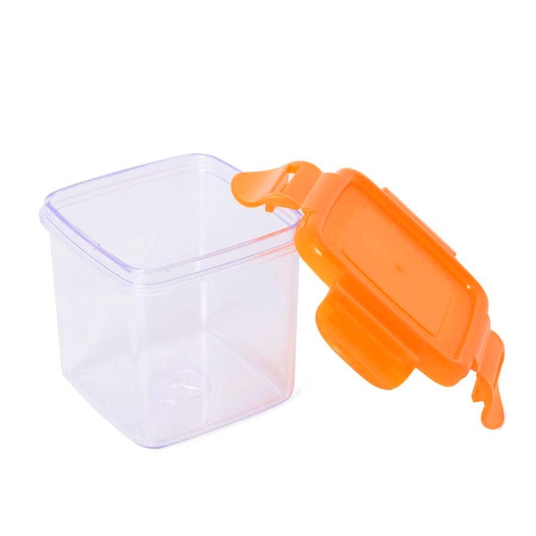 Multifunctional Vegetable Cutter (Size 21.5x4 Cm) and French Fries Chopper (Size 8x9x13 Cm) - Black, White and Orange