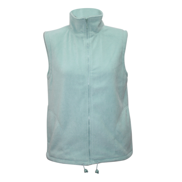 Pure and Natural Mint Colour Fleece Lined Gilet (Size S, 10-12)