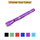 Set of 2 - 360 Degree Flexible Head 3 LED Magnetic Flashlight (Size 17x2.2 Cm) (4XLR44 Battery Included) - Purple