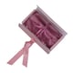 LA MAREY Foldable Velvet Jewellery Roll Organiser with a Gift Box  (Unfolded Size 27x20x1 Cm) and (Folded Size 20x10x2 Cm) - Purple