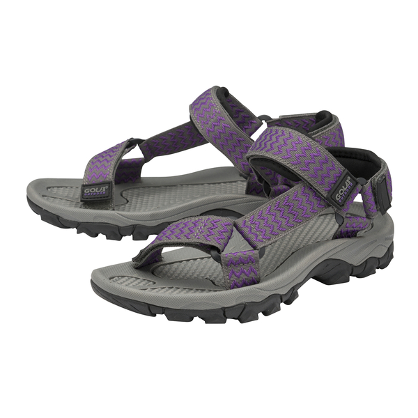 Gola Blaze Walking Sandals (Size 4) - Purple and Grey