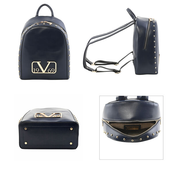 versace backpack navy blue