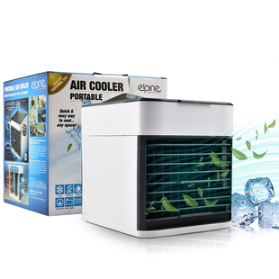Portable Air Cooler, Humidifier, Air Purifier (Size 17x16 Cm) - White