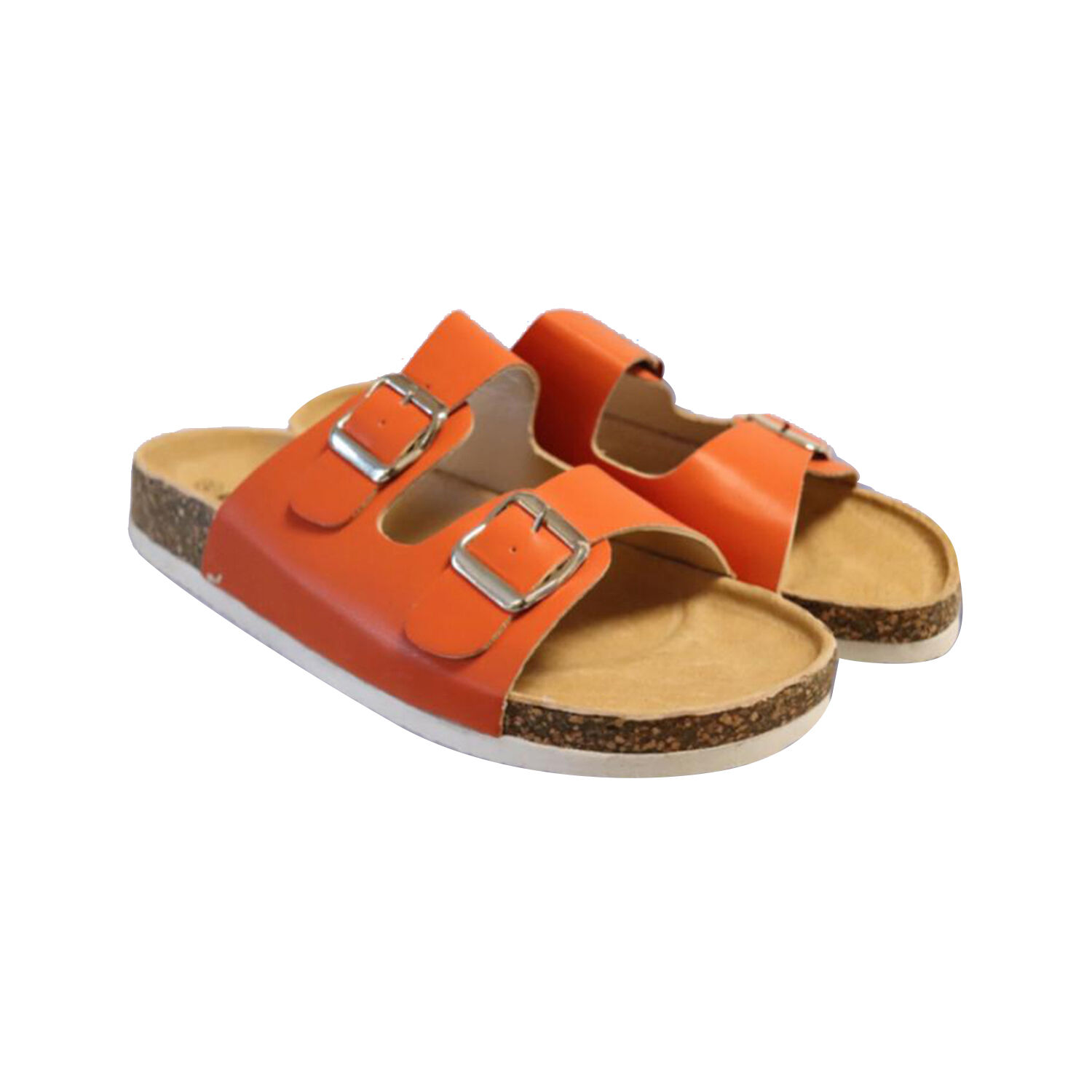 Hopeful Buckle Detailing Sandals - Orange