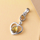 Artisan Crafted Polki Yellow Diamond Heart Pendant in Sterling Silver 0.26 Ct.