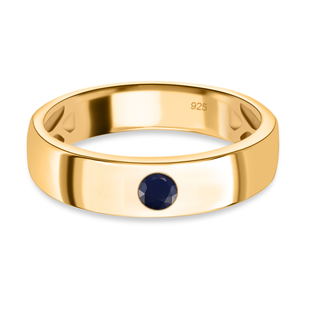 Masoala Sapphire (FF) Ring in 14K Gold Overlay Sterling Silver