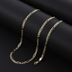 NY Close Out Deal - 9K Yellow Gold Figaro Necklace (Size 20), Gold wt. 4.00 Grams