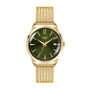 Personalised Engravable Henry London Chiswick Ladies Pale Hamilton Gold Stainless Steel Bracelet Watch