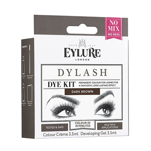 Eylure London - Dylash Dark Brown Dye Kit inclds. Activating Gel (3.5ml) and Developer Gel (3.5ml)