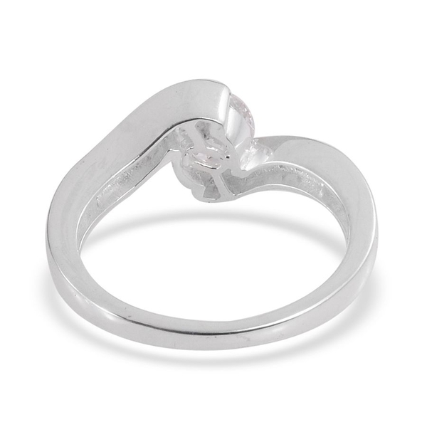 Lustro Stella - Sterling Silver (Rnd) Ring Made with Finest CZ