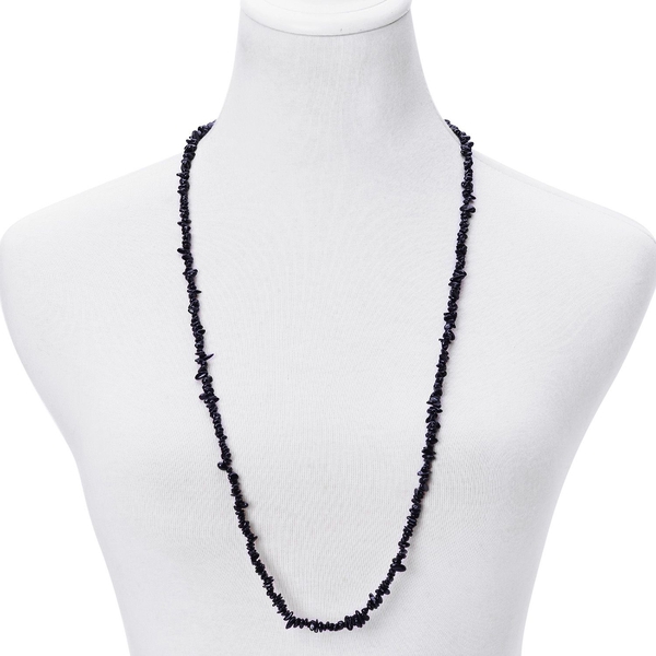 Australian Black Tourmaline Necklace (Size 34) 155.000 Ct.