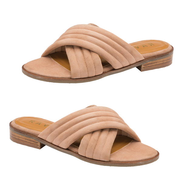 Ravel Sarina Suede Mule Sandals (Size 9) - Blush