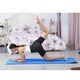 NBR Yoga Mat with Strap (188x61x1 Cm) - Blue