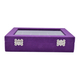 24 Sections Jewellery Box Organiser with Velvet Lining and Transparent Window (Size 20x15x4.5cm) - Purple