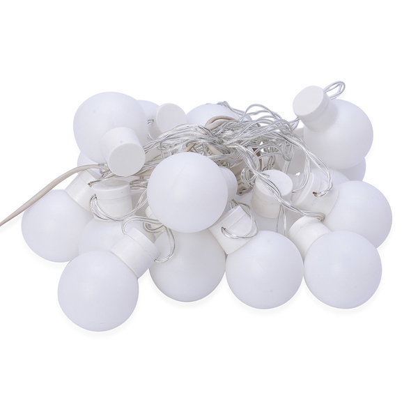 White LED Balls Light String (Size 5 meters)