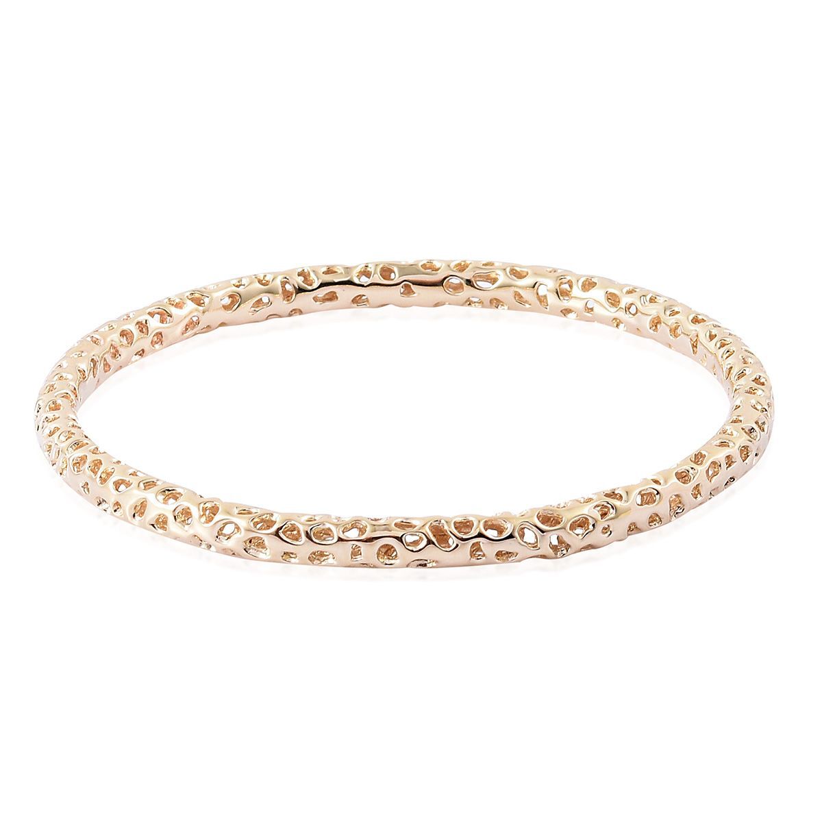 RACHEL GALLEY 9K Y Gold Allegro Bangle (Size 8.5), Gold wt 22.66 Gms.
