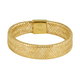 Italian Made - 9K Yellow Gold Stretchable Ring (Size Medium) (Size L to P)