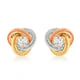 9K Yellow Gold   Cubic Zirconia  Earring 0.22 ct,  Gold Wt. 0.78 Gms  0.220  Ct.