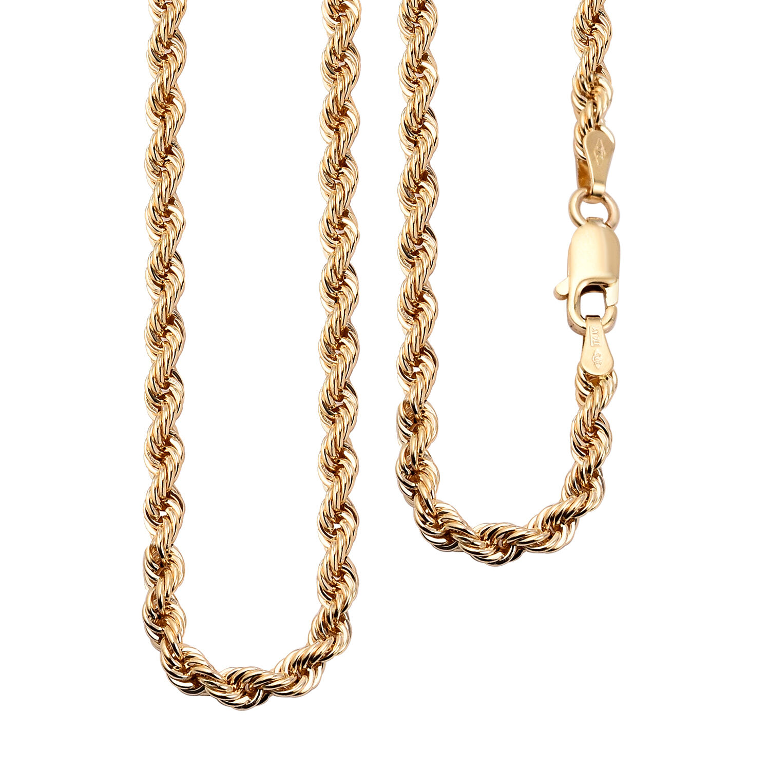 9K Yellow Gold Rope Chain (Size 