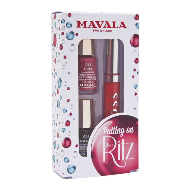 Mavala- Putting on the Ritz Set (Charleston) - Lipgloss & Nail Polish (x 2)