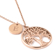 Personalised Tree of Life Necklace with 20 Inch Chain in Stainless Steel