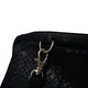 ASSOTS LONDON Genuine Leather Snake Print Oversized Clutch Bag with Adjustable Shoulder Strap (Size 26x22x3cm) - Black