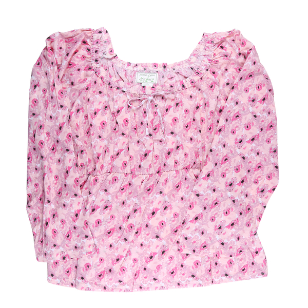 2 Piece Set - Amanda Paige Pink Colour Knit Pyjama and Long Sleeve Top (Size XL, 20-22)