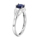 Masoala Sapphire (FF) Solitaire Ring in Sterling Silver 1.33 Ct.