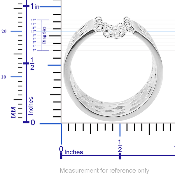 RACHEL GALLEY Sterling Silver Enkai Sun Ring, Silver wt 6.69 Gms.