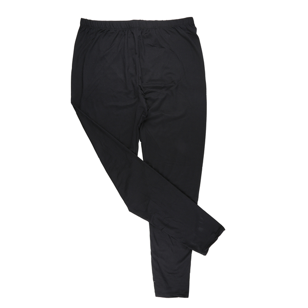 Aura Boutique Super Soft Leggings (Size S, 10-12) - Black