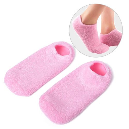 SPA Moisturizing Gel Socks (One Size fits most Pink 3578136 TJC