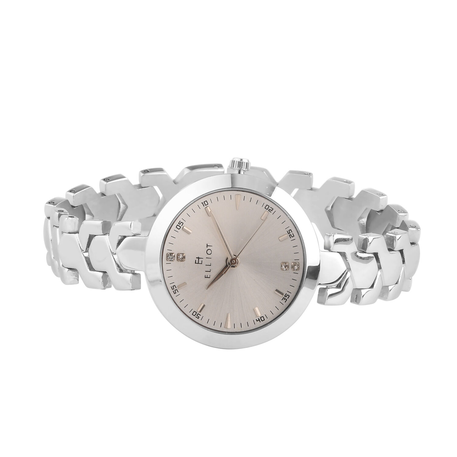 ELLIOT Japanese Movement Water Resistant Watch with Chain Strap in