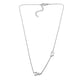 Platinum Overlay Sterling Silver Necklace (Size 18 with 2 inch Extender)