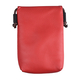 100% Genuine Leather Crossbody Bag with Shoulder Strap  (Size 13x4x20cm) - Red