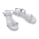 Ella Alison Toe Post Comfortable Sandal in Silver (Size 5)