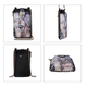 Stylish Girl Pattern Mobile Phone Bag with Chain Shoulder Strap (Size 18x10cm) - Black
