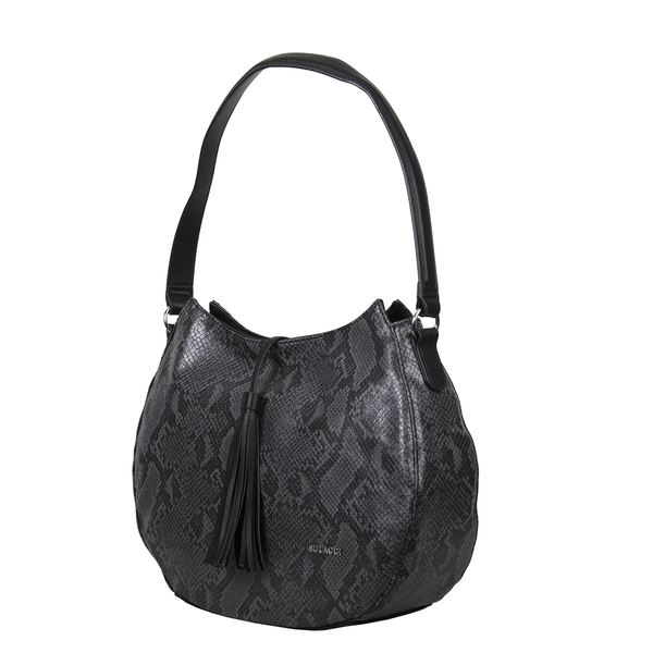 Bulaggi Collection - Quince Hobo Shoulder Bag (Size 27x35x11cm) - Black