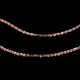 Italian Made - Rose Gold Overlay Sterling Silver Rock Chain (Size 24) with Lobster Clasp, Silver wt 3.80 Gms