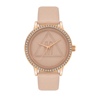 MISSGUIDED Pale Pink Dial Watch with Pale Pink Colour Starp