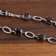 Elite Shungite (Ovl 6x4 mm) Bracelet (Size 7.5 with Extender) in Platinum Overlay Sterling Silver