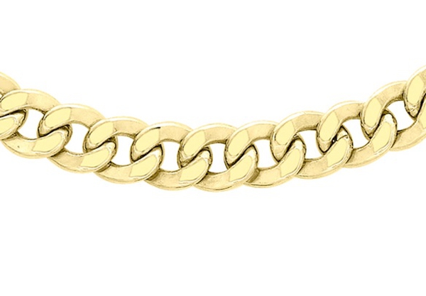 Close Out Deal 9K Y Gold Curb Necklace (Size 20), Gold wt 11.10 Gms.