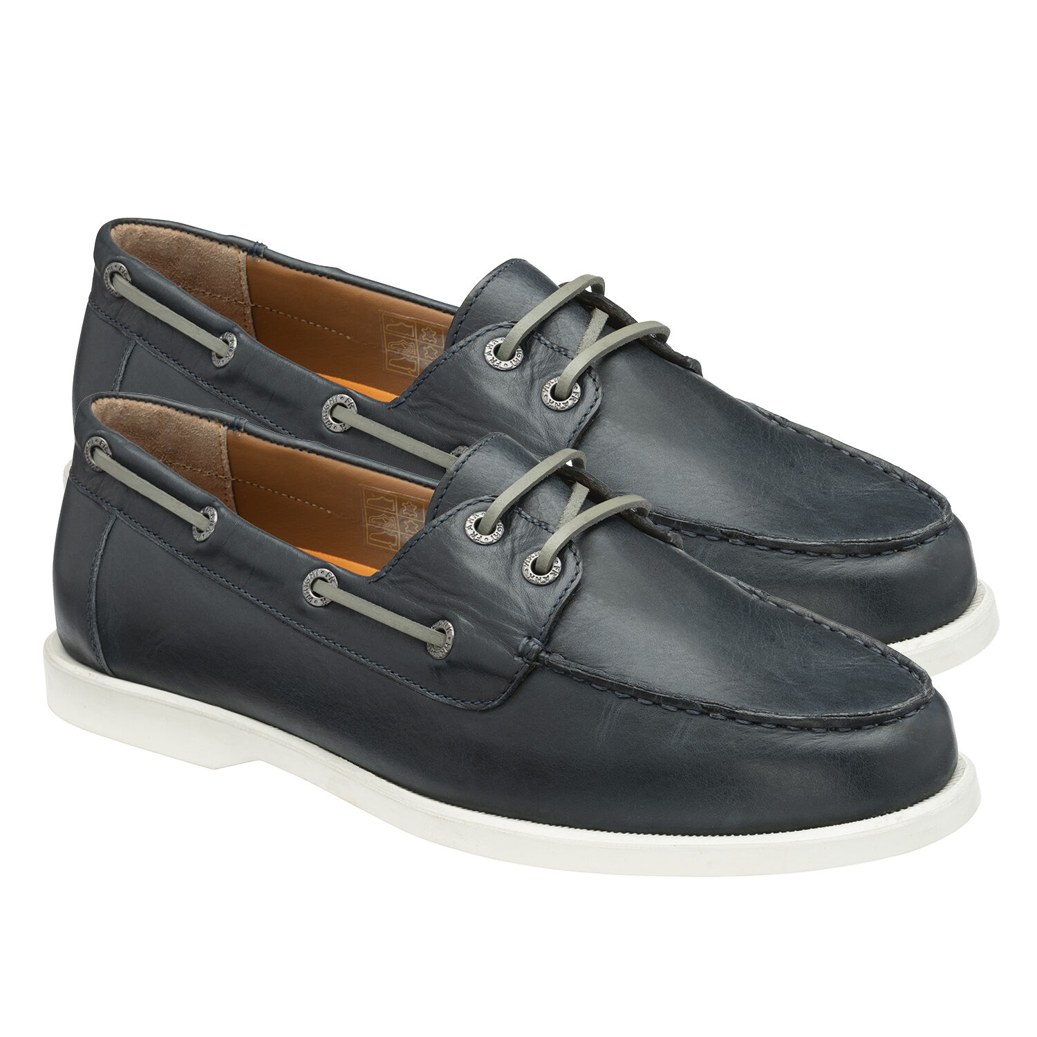 FRANK WRIGHT Keel Leather Boat Shoes 