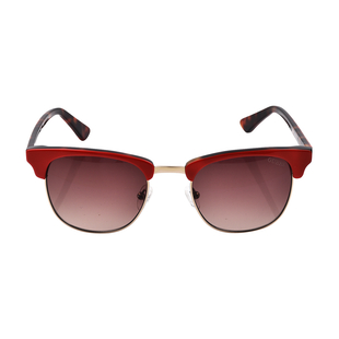 DOD - Guess Browline Red Frame Sunglasses - Red