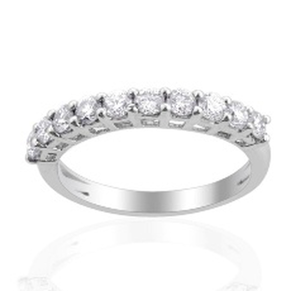 RHAPSODY 950 IGI Certified Diamond (Rnd) (VS/E-F) Ring in Platinum  0.75 Ct.