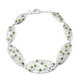 LucyQ Victorian Era Collection - AA Chrome Diopside Bracelet (Size 8) in Rhodium Overlay Sterling Si