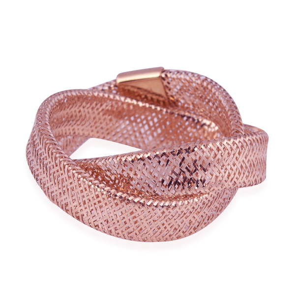 9K Rose Gold Stretchable Ring (Size Large) (Size Q to U)