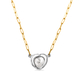 Artisan Crafted Polki Diamond Necklace (Size - 18 With 2 Inch Extender) in Gold And Platinum Overlay